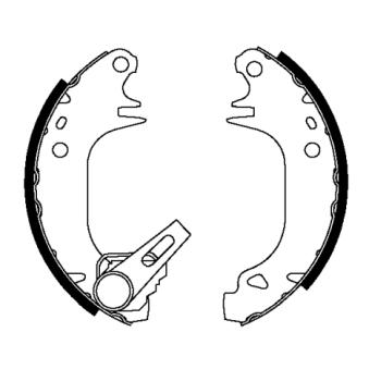 Jeu de mâchoires de frein TEXTAR OEM 424121