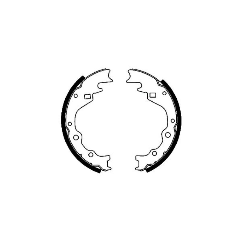 Jeu de mâchoires de frein TEXTAR 91040100 - Visuel 1