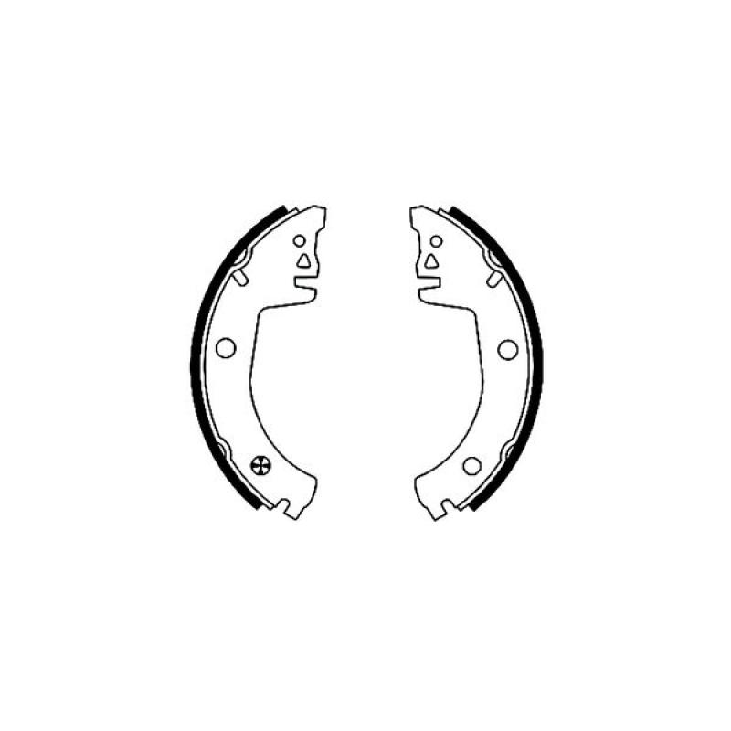 Jeu de mâchoires de frein TEXTAR 91041700 - Visuel 1