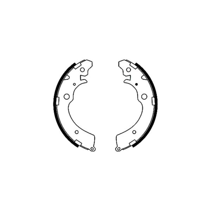 Jeu de mâchoires de frein TEXTAR 91042300 - Visuel 1