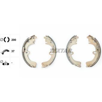 Jeu de mâchoires de frein TEXTAR OEM 0449512220