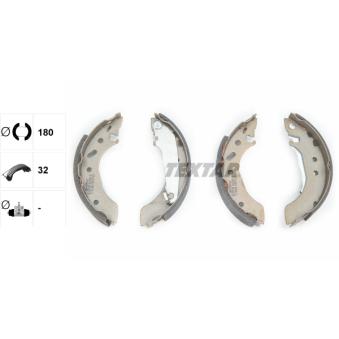 Jeu de mâchoires de frein TEXTAR OEM 5027751