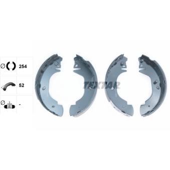 Jeu de mâchoires de frein TEXTAR OEM 5027770