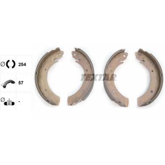 Jeu de mâchoires de frein TEXTAR OEM 6314230107