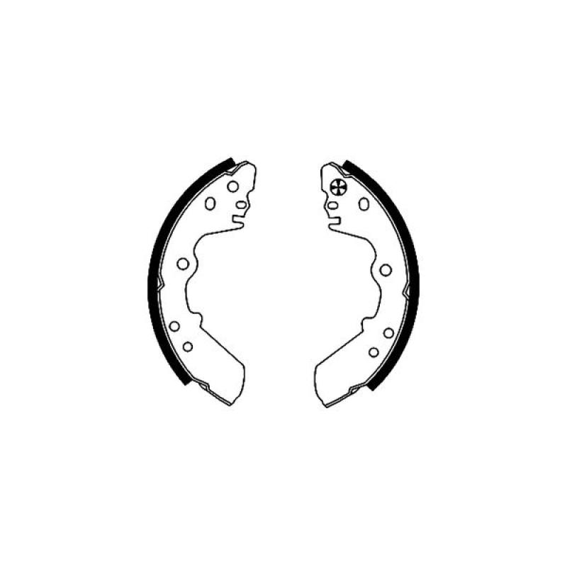 Jeu de mâchoires de frein TEXTAR 91045100 - Visuel 1