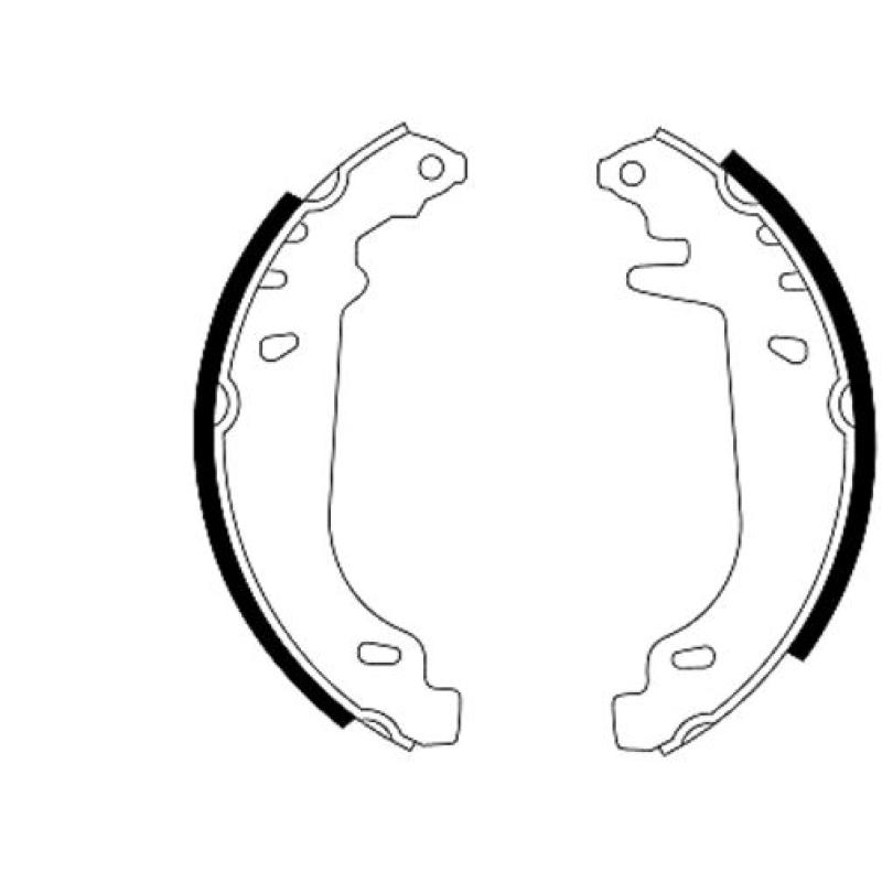 Jeu de mâchoires de frein TEXTAR 91045200 - Visuel 1