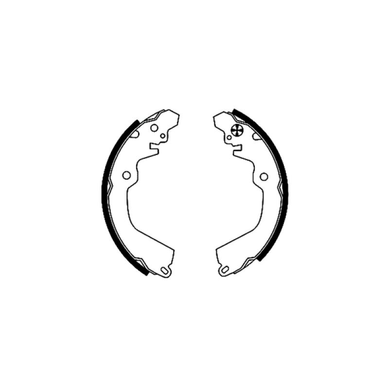 Jeu de mâchoires de frein TEXTAR 91047100 - Visuel 1