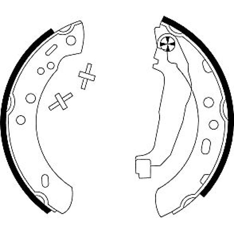 Jeu de mâchoires de frein TEXTAR 91047200 - Visuel 1