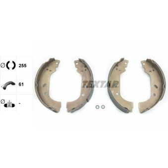 Jeu de mâchoires de frein TEXTAR OEM 9566949580