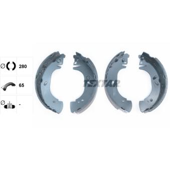 Jeu de mâchoires de frein TEXTAR OEM 94VX2200BB