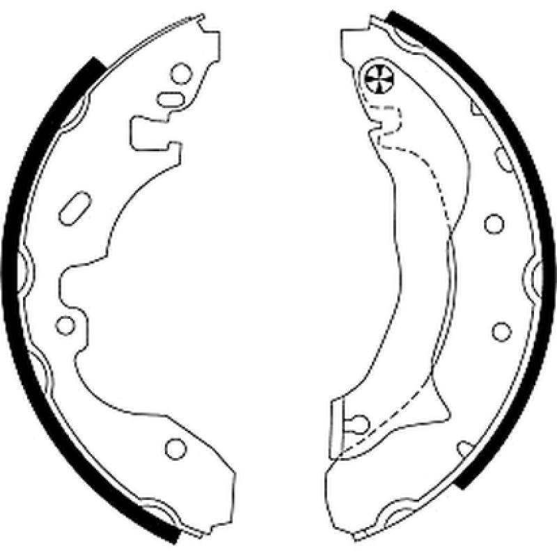 Jeu de mâchoires de frein TEXTAR 91049400 - Visuel 1
