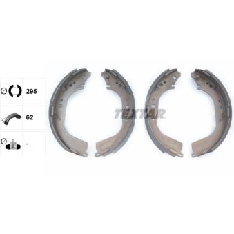 Jeu de mâchoires de frein TEXTAR OEM 0449560050