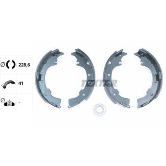 Jeu de mâchoires de frein TEXTAR OEM 0449587402000