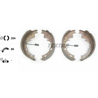 Jeu de mâchoires de frein TEXTAR OEM 1906151