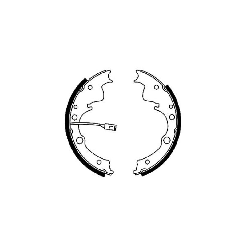 Jeu de mâchoires de frein TEXTAR 91051800 - Visuel 1