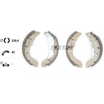 Jeu de mâchoires de frein TEXTAR OEM 4241J4