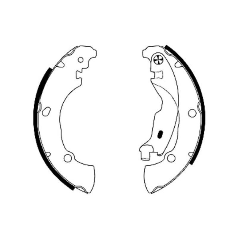 Jeu de mâchoires de frein TEXTAR 91053600 - Visuel 1