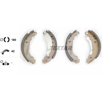 Jeu de mâchoires de frein TEXTAR OEM 7701205758