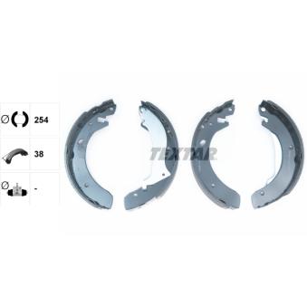 Jeu de mâchoires de frein TEXTAR OEM SFS000060