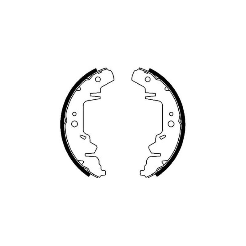 Jeu de mâchoires de frein TEXTAR 91056000 - Visuel 1