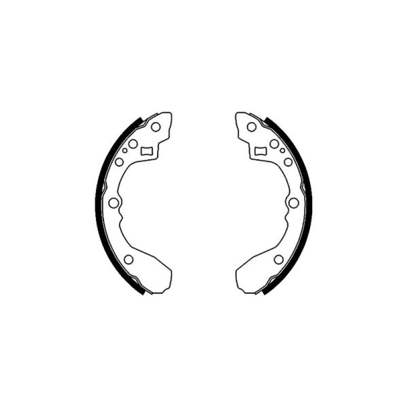 Jeu de mâchoires de frein TEXTAR 91056100 - Visuel 1