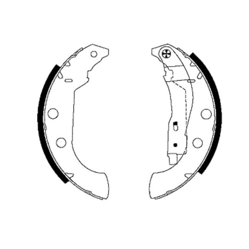 Jeu de mâchoires de frein TEXTAR 91056600 - Visuel 1