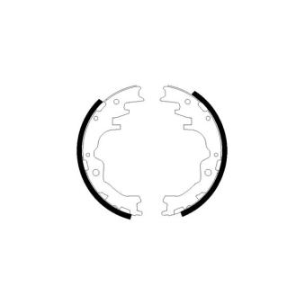 Jeu de mâchoires de frein TEXTAR OEM UB712638ZB