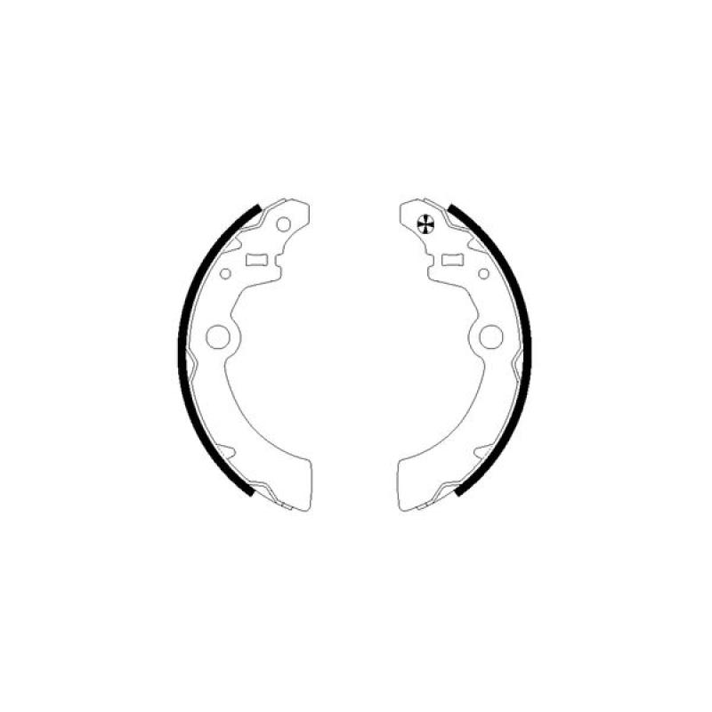 Jeu de mâchoires de frein TEXTAR 91058500 - Visuel 1