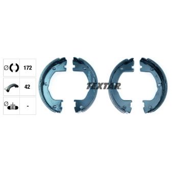 Jeu de mâchoires de frein, frein de stationnement TEXTAR OEM 5001860144