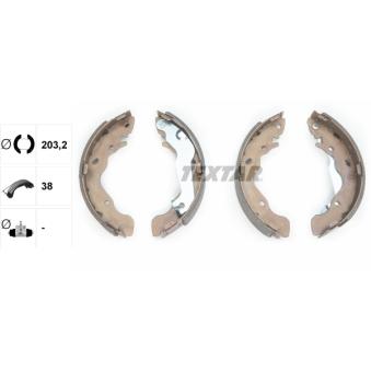 Jeu de mâchoires de frein TEXTAR OEM 5830529A10