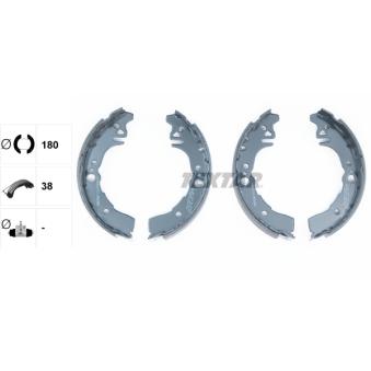 Jeu de mâchoires de frein TEXTAR OEM 0449597206000