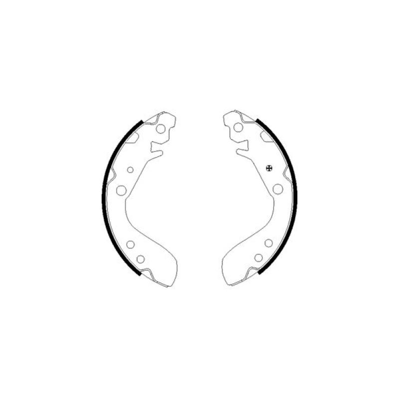 Jeu de mâchoires de frein TEXTAR 91060400 - Visuel 1