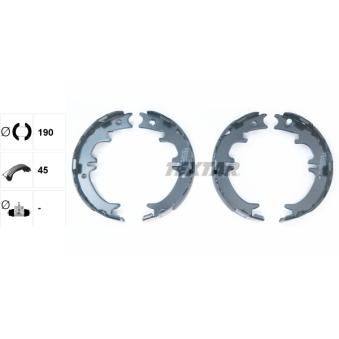 Jeu de mâchoires de frein, frein de stationnement TEXTAR OEM 4659028010