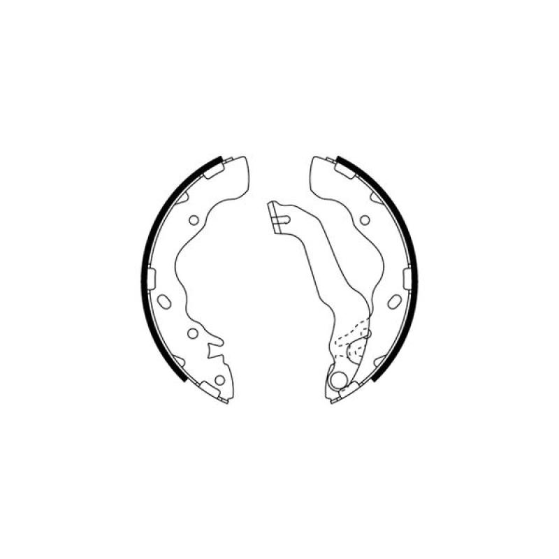 Jeu de mâchoires de frein TEXTAR 91061700 - Visuel 1