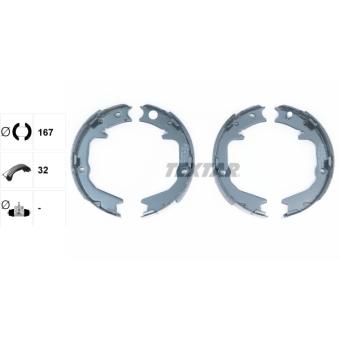 Jeu de mâchoires de frein, frein de stationnement TEXTAR OEM MR129855