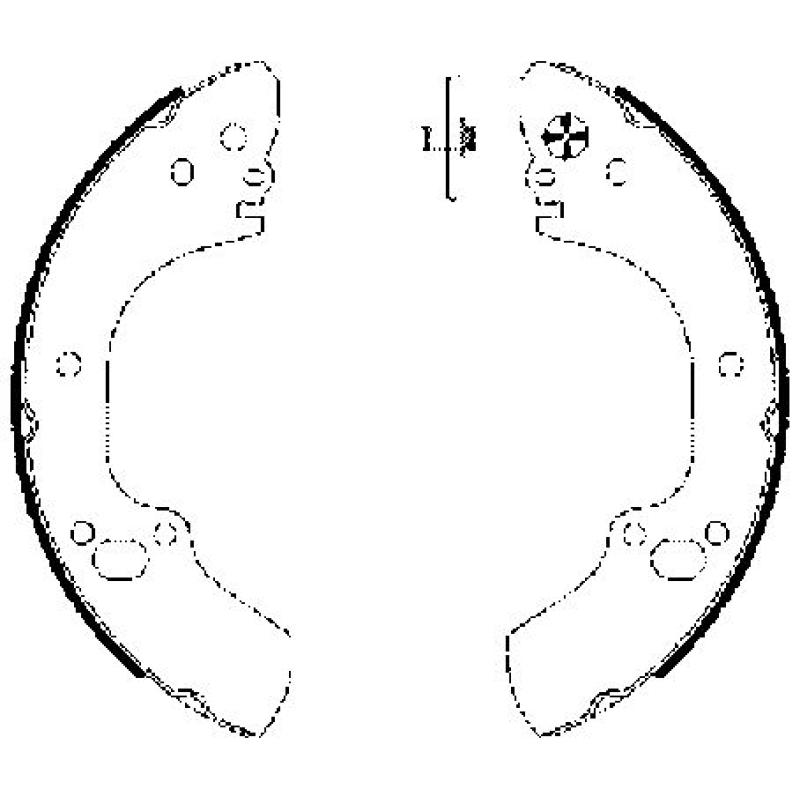 Jeu de mâchoires de frein TEXTAR 91063400 - Visuel 1