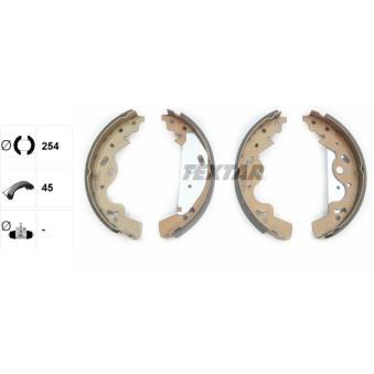 Jeu de mâchoires de frein TEXTAR OEM SFS000030