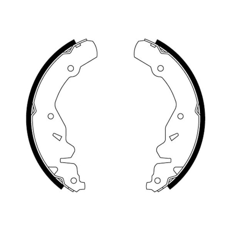 Jeu de mâchoires de frein TEXTAR 91064200 - Visuel 1