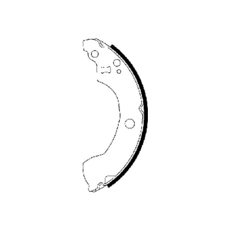 Jeu de mâchoires de frein TEXTAR 91064400 - Visuel 1