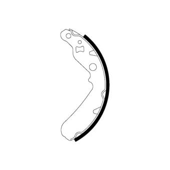 Jeu de mâchoires de frein TEXTAR OEM 04495B2060