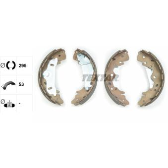 Jeu de mâchoires de frein TEXTAR OEM 0K58A2638Z