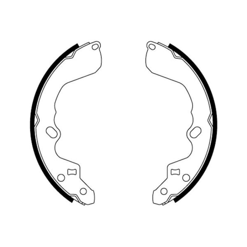 Jeu de mâchoires de frein TEXTAR 91067300 - Visuel 1