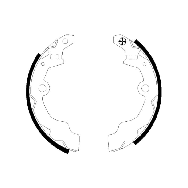 Jeu de mâchoires de frein TEXTAR 91067700 - Visuel 1