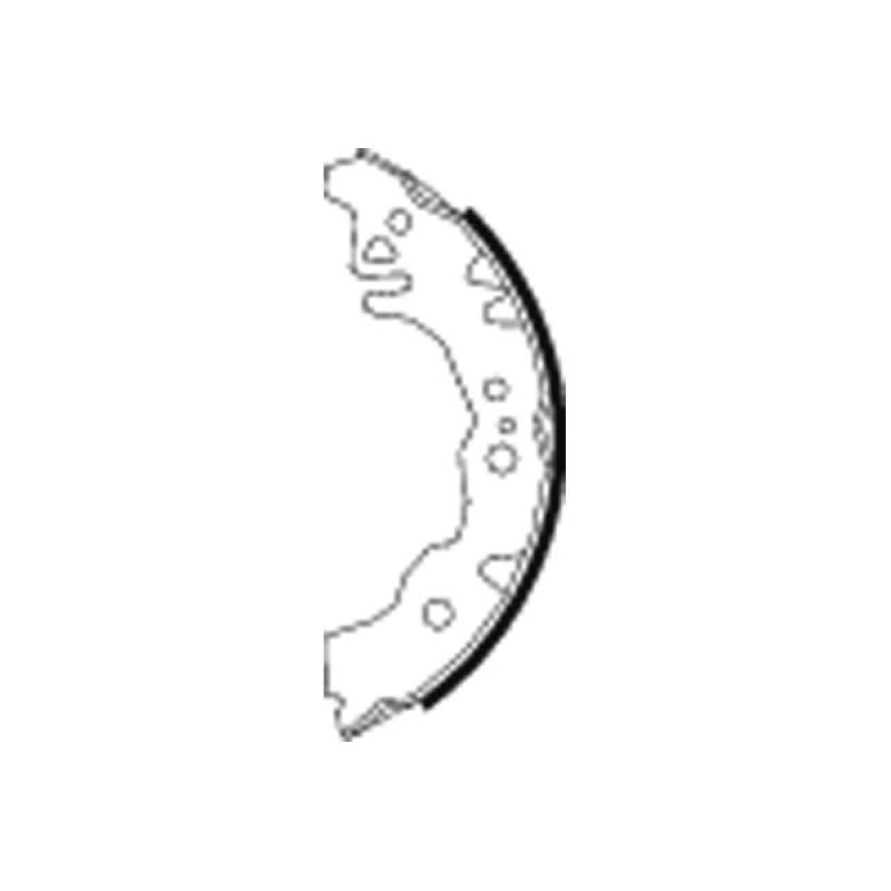 Jeu de mâchoires de frein TEXTAR 91067900 - Visuel 1