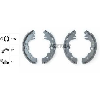 Jeu de mâchoires de frein TEXTAR OEM 04495B2220