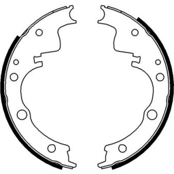 Jeu de mâchoires de frein TEXTAR OEM RTC3432