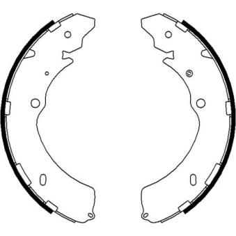 Jeu de mâchoires de frein TEXTAR OEM 97947768