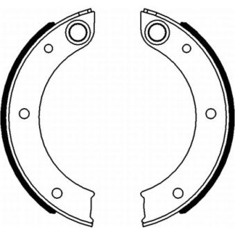 Jeu de mâchoires de frein, frein de stationnement TEXTAR 91071200