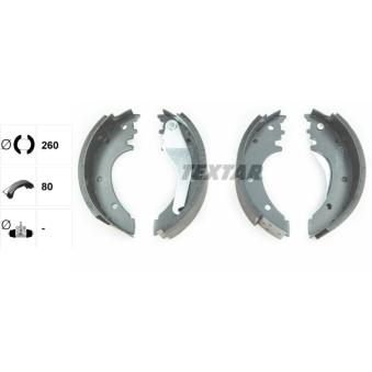 Jeu de mâchoires de frein TEXTAR OEM 5320067D00