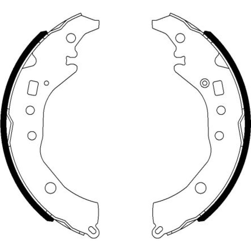 Jeu de mâchoires de frein TEXTAR 91076900 - Visuel 1
